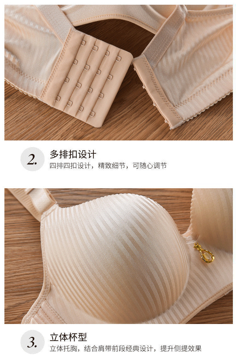 2024 New Girl's 8cm thickened Bra Steamed Bread Cup  Adjustable Underwear  No Mark  No Steel Ring  Breast Lingerie push up Bras