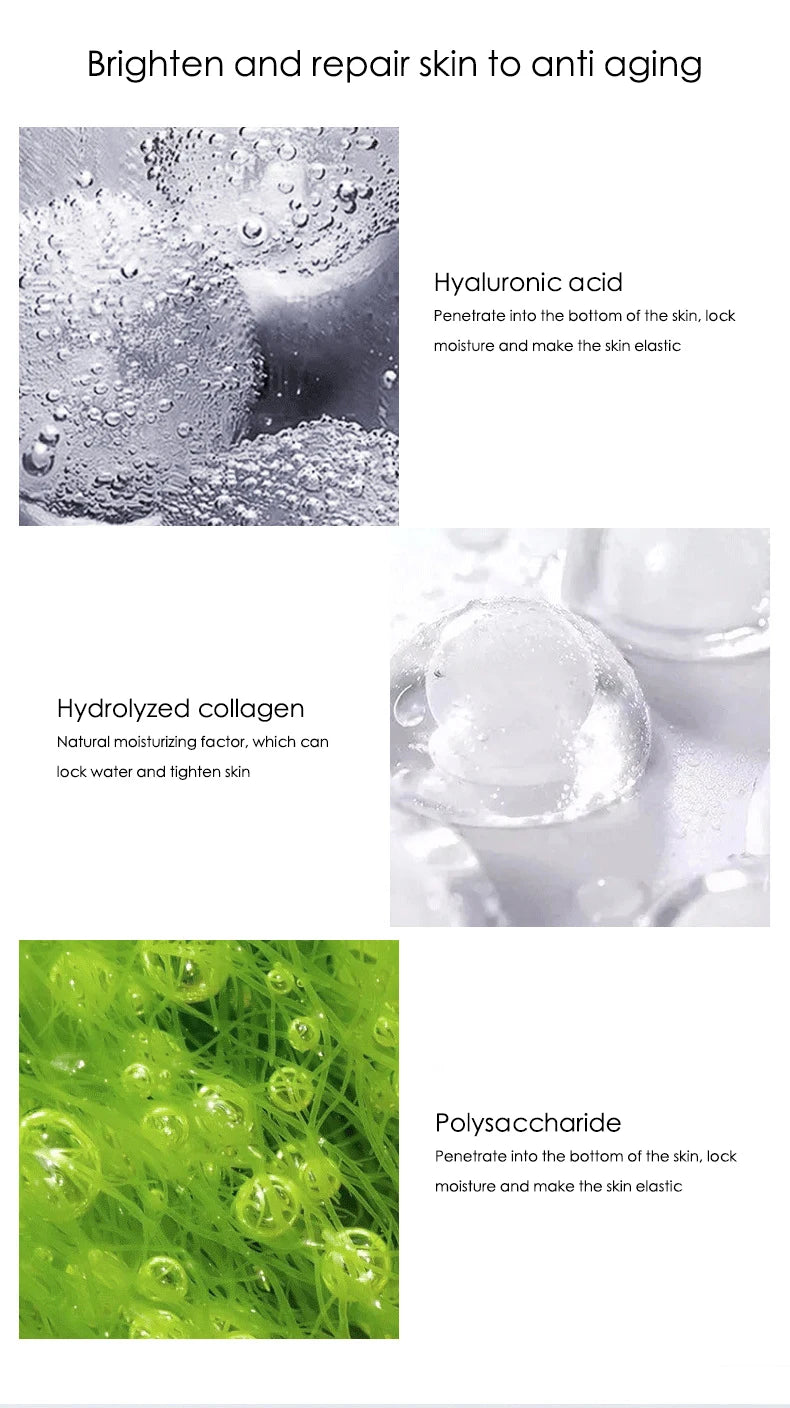 20pcs/lot Collagen Sleeping Facial Mask skincare Moisturizing Firming Nourishing Brightening Face Mask Korean Facial Masks