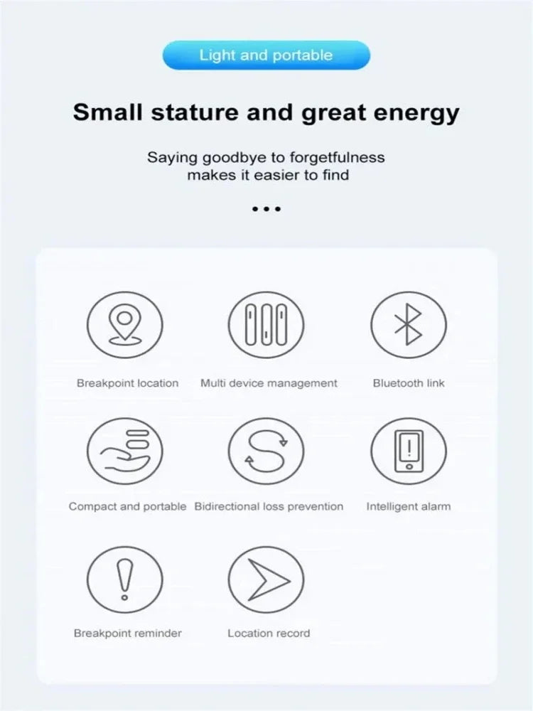 Xiaomi Mini Gps Tracker System FindMy App Airtag Smart Bluetooth Locator Child Finder Bag Anti-Loss Pet Collar with Tracker NEW Viralgem Store