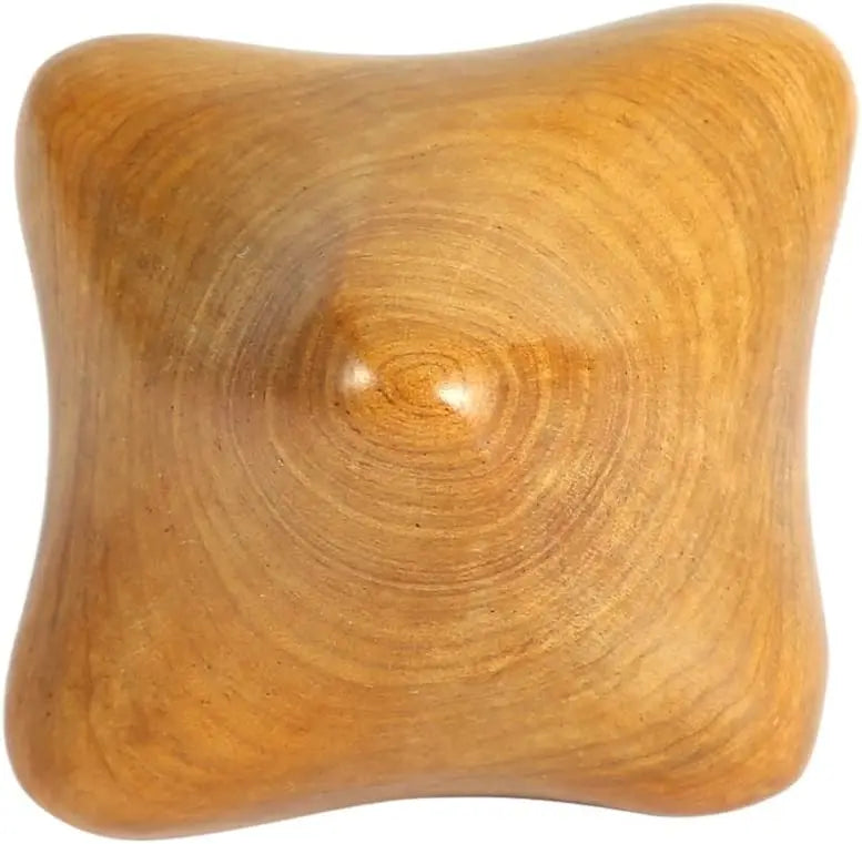 Wooden Hexagonal Cube Reflexology Roller Full Body Massage Therapy Tools for Anti-Cellulite,Lymphatic Drainage,Muscle Relaxation