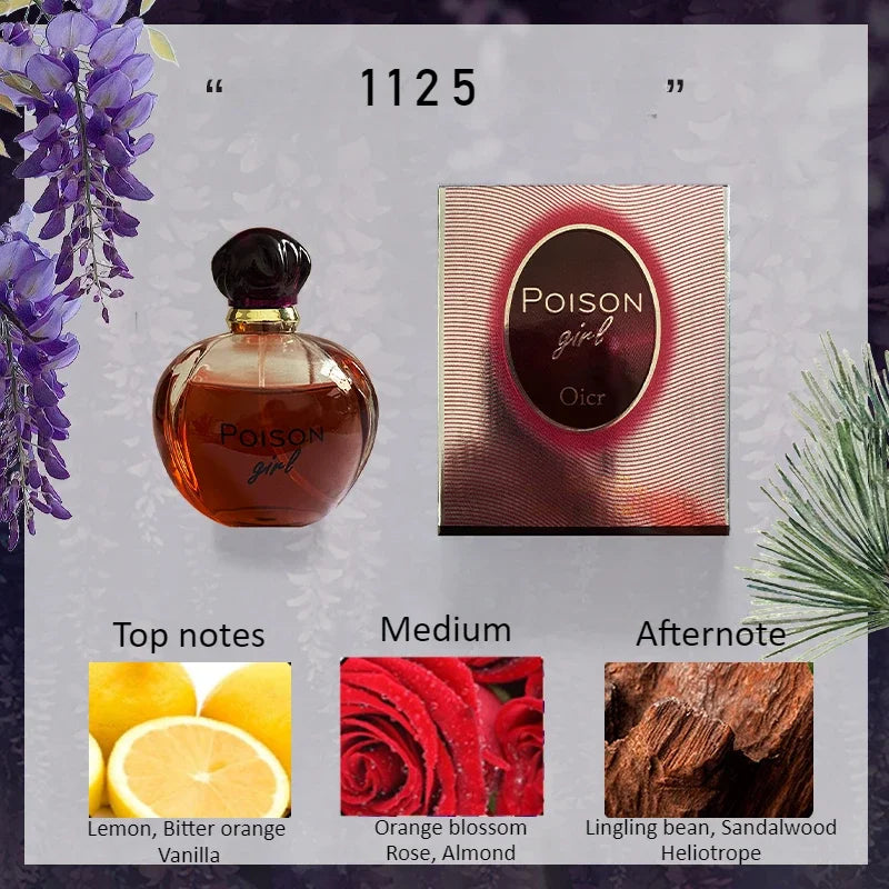 100ml Women Perfume Poison Series Perfume Floral Fruity Scent High Quality Lasting Fragrances Deodorant Pheromones Attract Men Viralgem Store