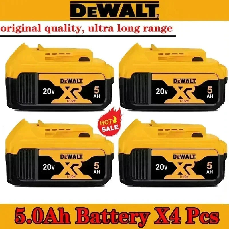 100% Original DEWALT 🔋 20V/60V MAX XR Rechargeable Tool Battery 6Ah/9Ah Compatible with DCB200 Series for Dewalt Tools 👍 Viralgem Store