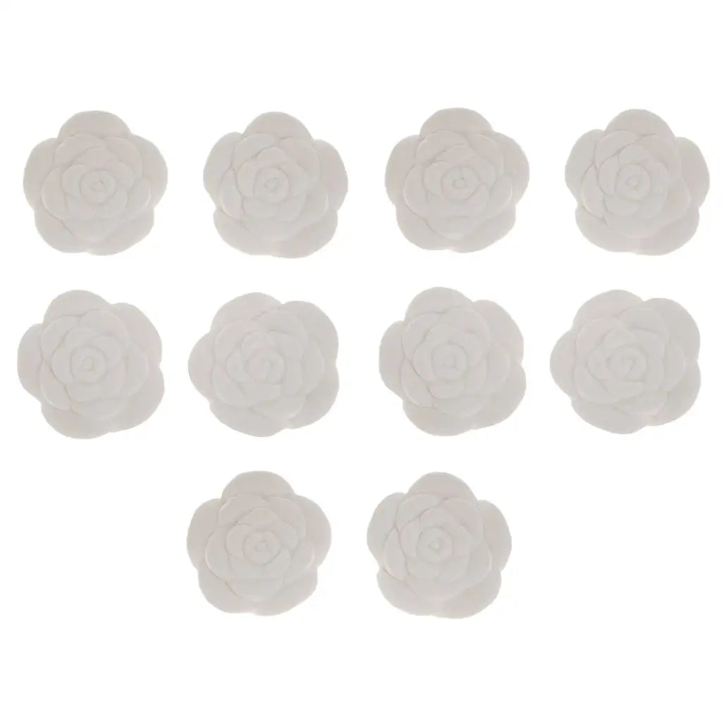 10 Pack Rose Perfum Stone Aroma DIY Essential Oil Diffuser Home Aromatherapy Stone Air Freshener Aromatic Room Fragrances