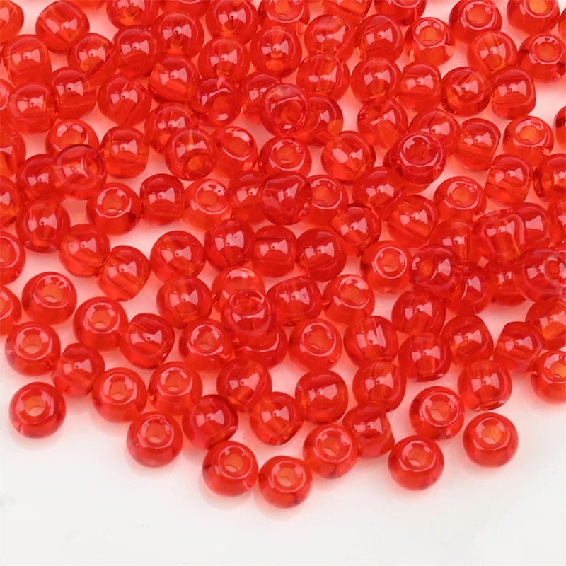 4.0mm Czech Glass Seed Beads Dye Core Small Glass Beads for DIY Making Jewelry Craft Bracelets Necklaces Earrings