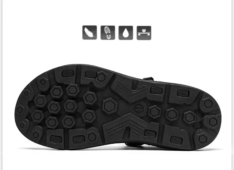 Vanmie Sandal Men 2023 Summer Sandals for Men Leisure Beach Sandals Male Summer Shoes Lightweight Outdoor Casual Shoes