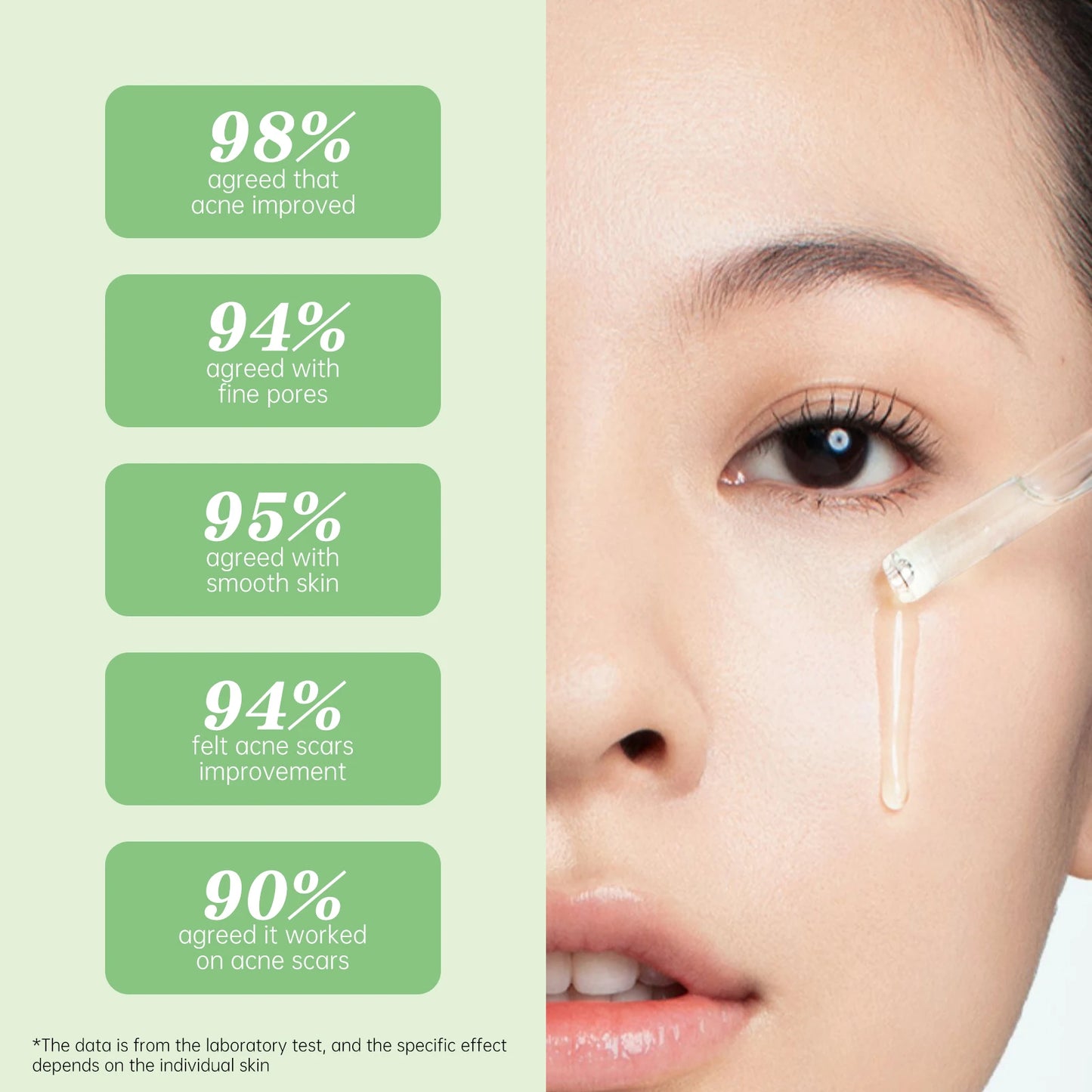 Tea Tree Acne Treatment Facial Serum Moisturizing Hyaluronic Acid Oil Control Pimple Removal Essence Face Serum Skin Care