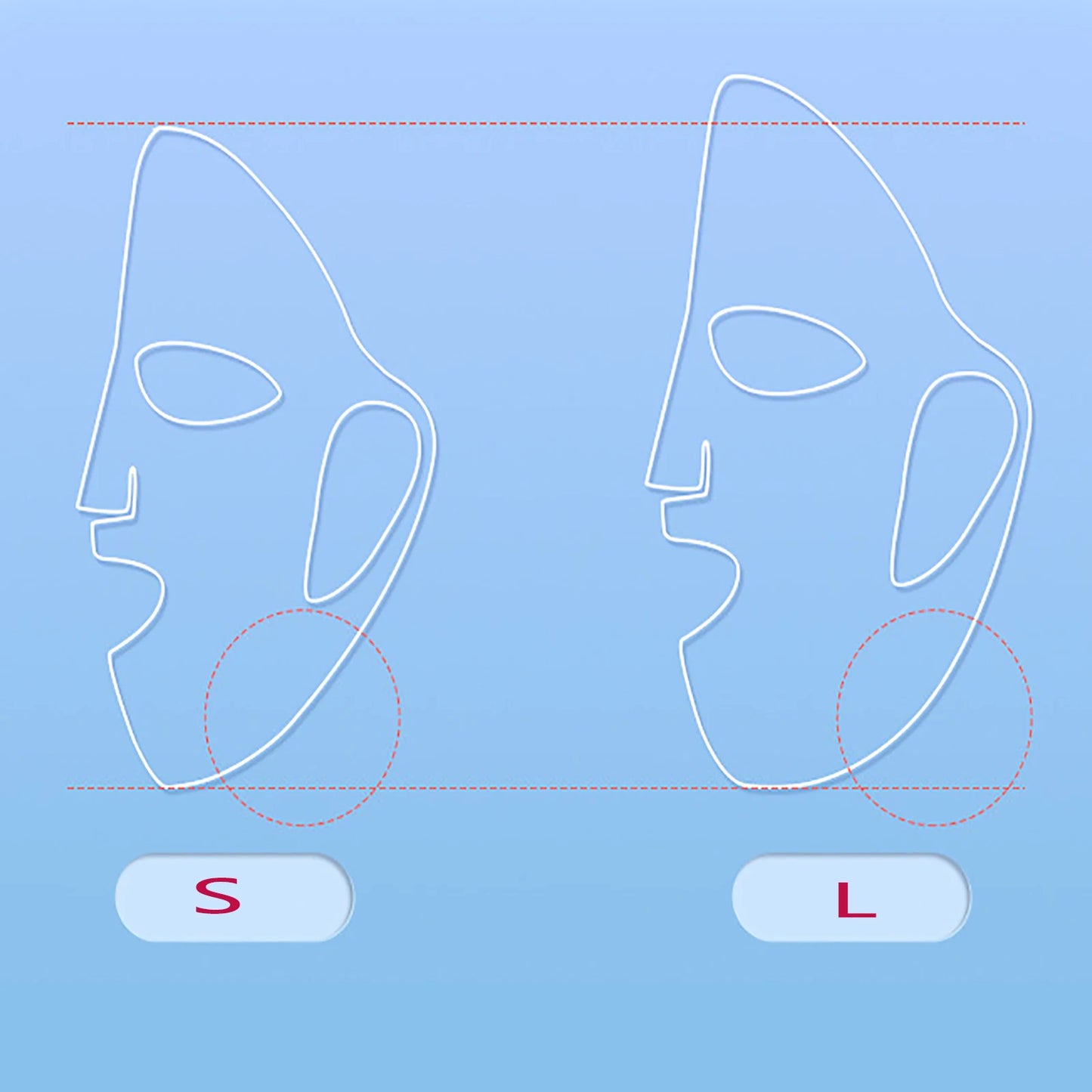 1pcs Silicone Face Mask Holder Silicone Moisturizing Facial Mask Cover Transparent Packaging Sheet Masks Beauty Face Tool