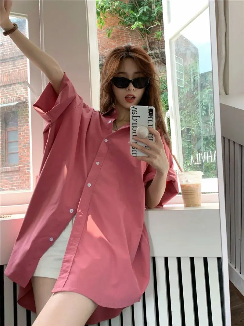XEJ Elegant and Youth Woman Blouses Oversize Shirts Woman Summer Women's Clothing Spring 2022 Short Hand Shirt Youth Blouses