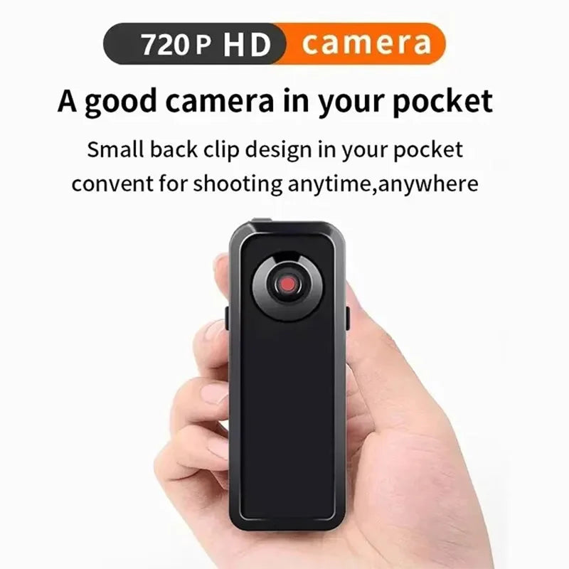 #Mini HD DV Camera Body Camcorder Portable Mount Video Record Nanny Security Sports Car DVR Webcam Small Cam For Home and Office