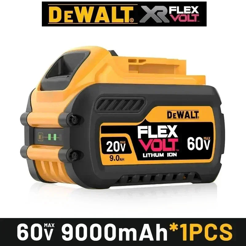 100% Original DEWALT 🔋 20V/60V MAX XR Rechargeable Tool Battery 6Ah/9Ah Compatible with DCB200 Series for Dewalt Tools 👍 Viralgem Store