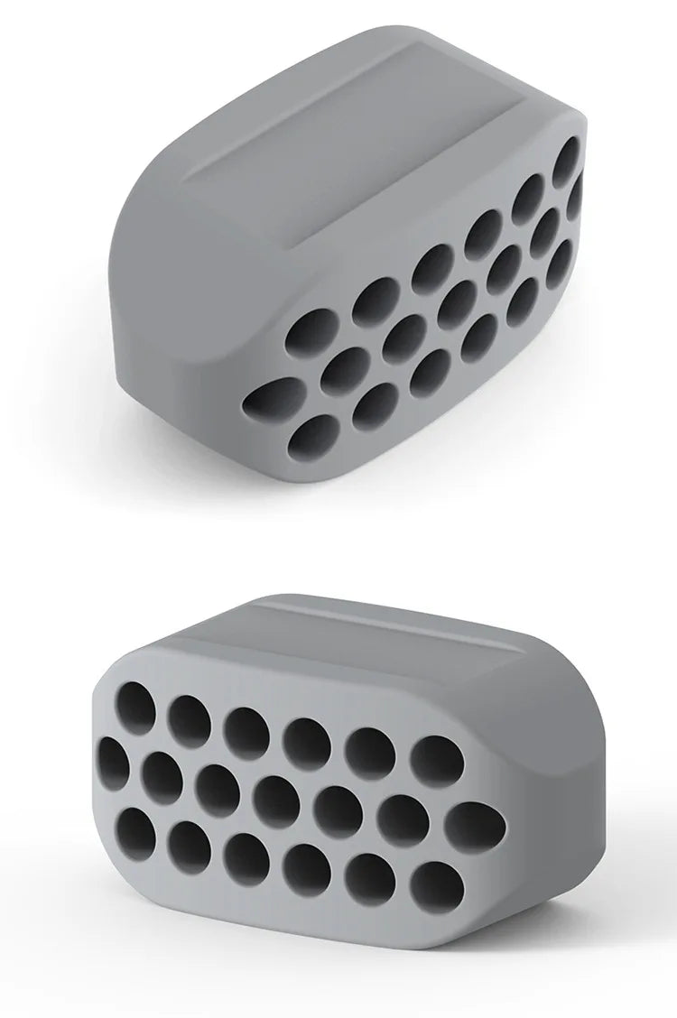 2PCS Silicone Jaw Exerciser Facial Toner & Jawline Fitness Ball Neck Toning Equipment Facial Beauty Tool Double Chin Exerciser Viralgem Store