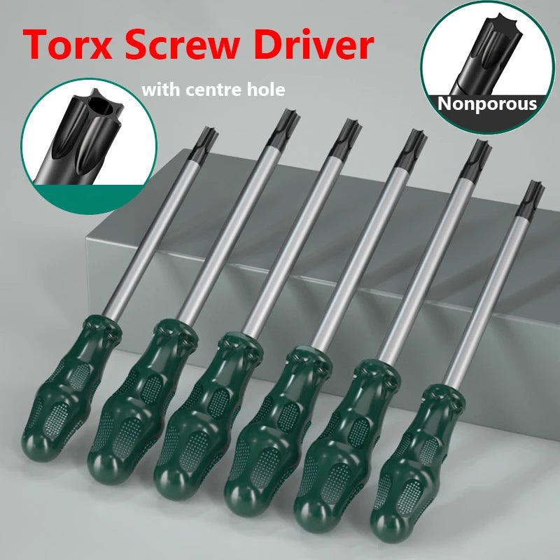 Torx Magnetic Screwdriver T6,T8,T10,T15,T20,T25,T27,T30,T40 Screwdrivers Hand Tool Torx Security Screw Driver Viralgem Store