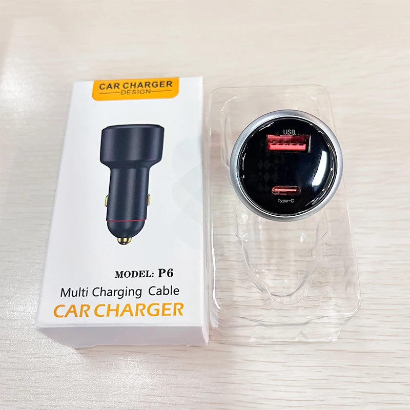 120W Xiaomi USB Type C Car Charger 67W 6A Turbo Fast Charging Adapter For Mi 14 13 13T 12 Pro Redmi Note K60 IPhone 16 15 Charge Viralgem Store