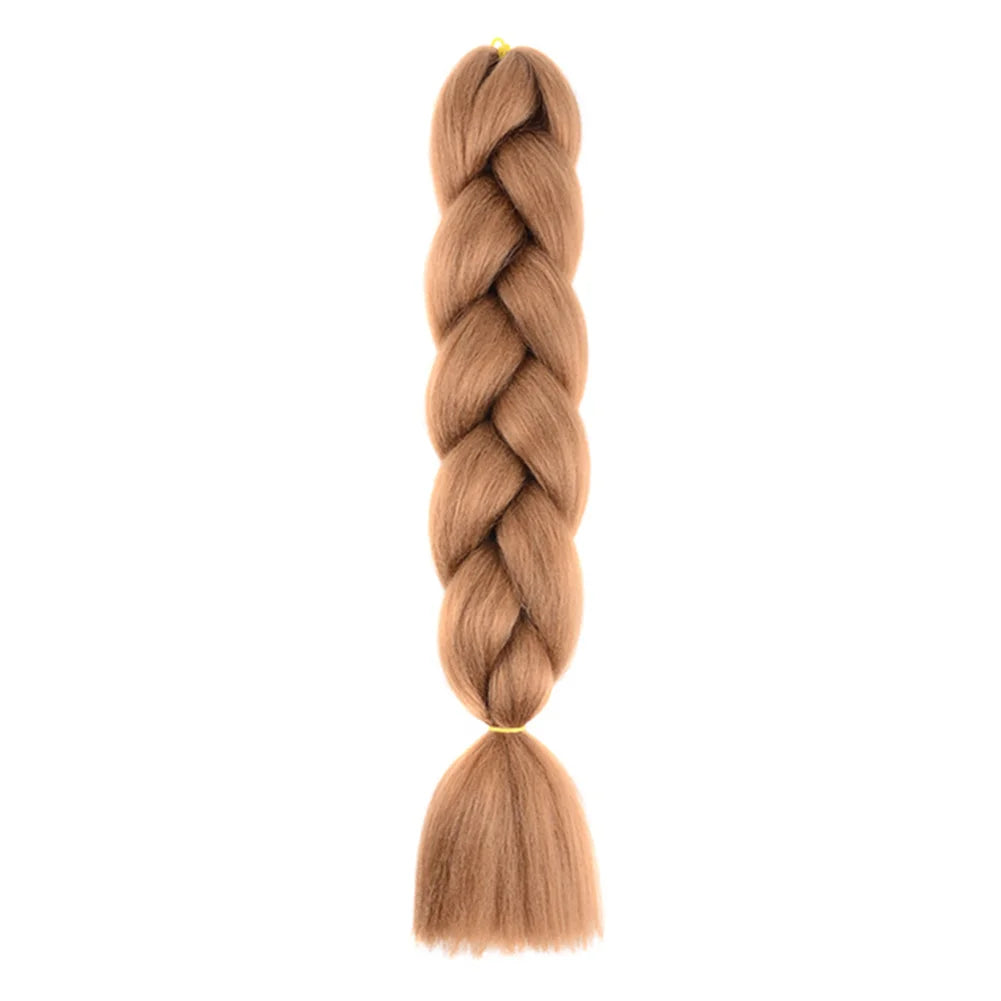 24 Inches DIY Jumbo Braiding Hair Synthetic Hair Extensions Afro Ombre Crochet Braid Hair Wholesale For Women Viralgem Store