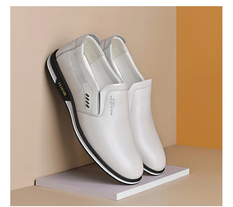 2024 Fashion Elegant Oxford Shoes for Mens Shoes Plus Size Men Formal Shoes Male Wedding Dress Loafers Slip on Masculino Shoes