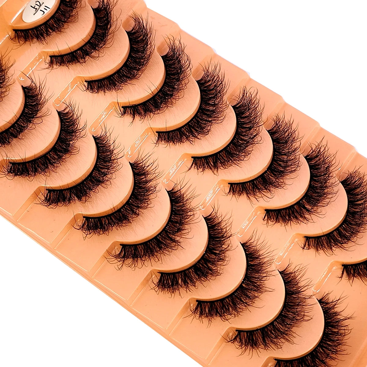 10 Pairs 3D Faux Mink Lashes Fluffy Soft Beauty Wispy Natural Short False Eyelashes Curly lashes Makeup Classic Thick eyelashes