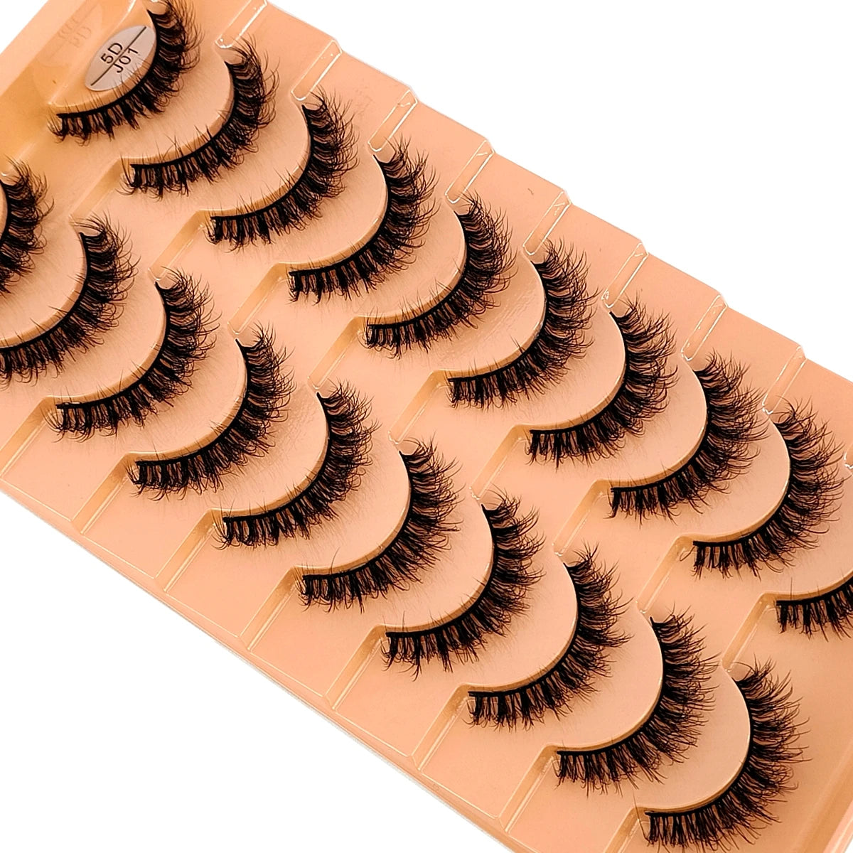 10 Pairs 3D Faux Mink Lashes Fluffy Soft Beauty Wispy Natural Short False Eyelashes Curly lashes Makeup Classic Thick eyelashes