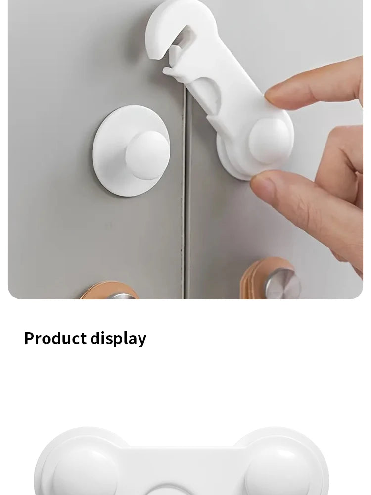 10PCS Baby Safety Locks Cabinet Locks Room Locks Drawer Locks Anti-Pinch Folio Locks Safety Protection Products Viralgem Store