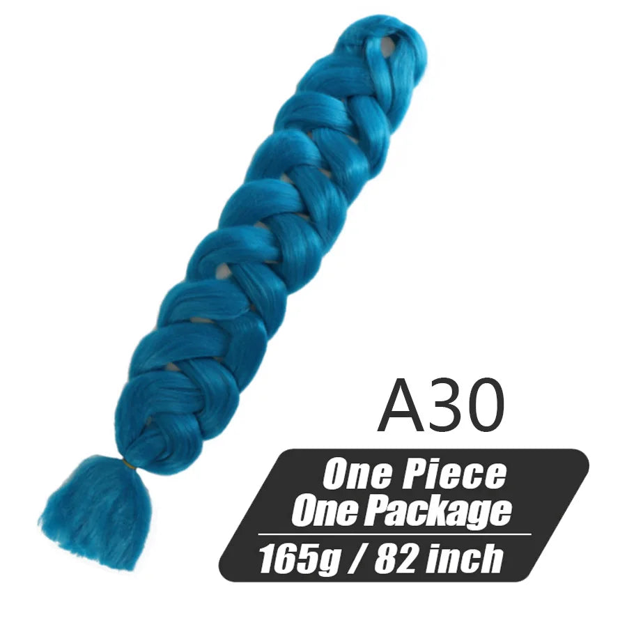 Xpression Crochet Hair Jumbo Braids Hair Kanekalon Expression Hair for Braids Synthetic Braiding Hair Extensions For Women