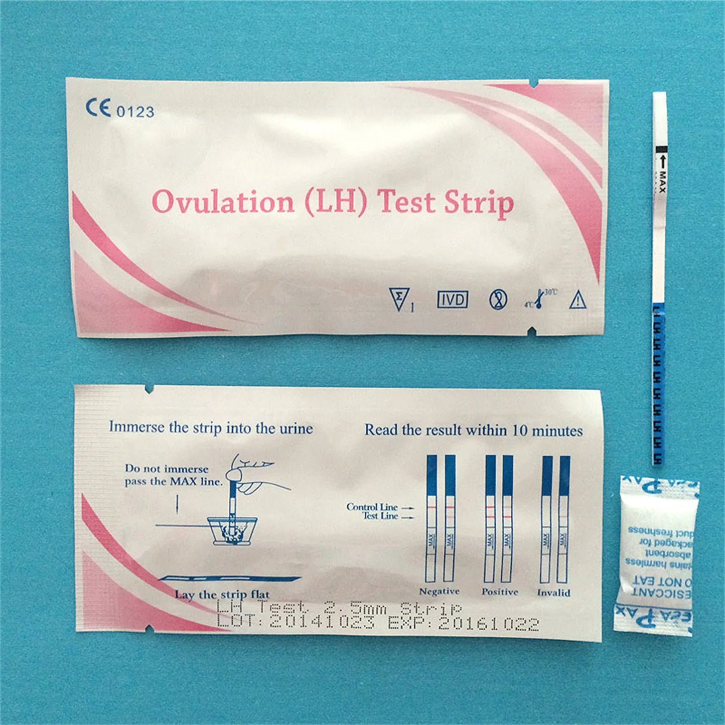 10/20/50pcs Ovulation Test Strips Clean Background & Clear Results LH Strips for Women Home Testing