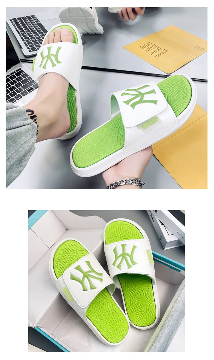 Women's Slippers Men Non-slip Slippers Summer Comfortable Beach Sandals Couple Thick Bottom Shoes Pillow Slippers 2023 Viralgem Store
