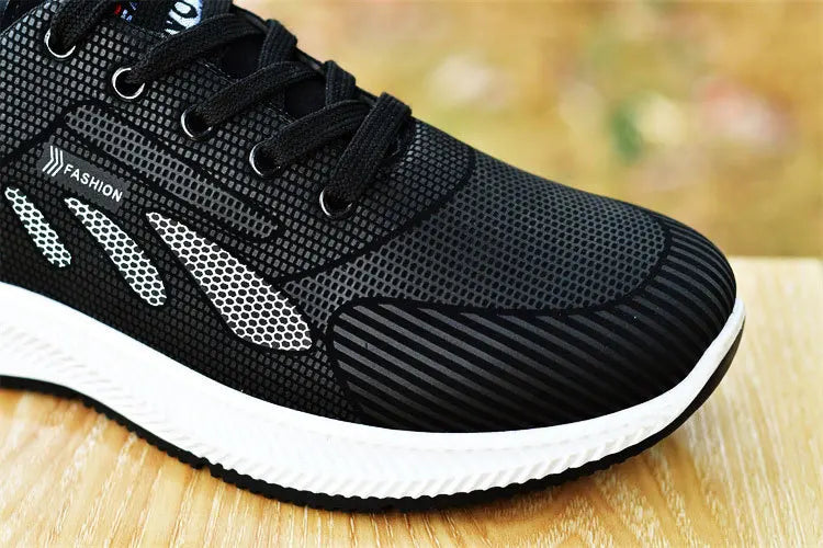 2024 summer new leather non-slip waterproof sports shoes walking shoes all casual fashionable shoes men's running shoes