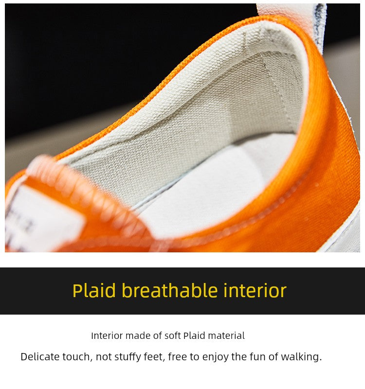 White Shoes Thick Sole Elevator Wild Best Selling Canvas Shoes