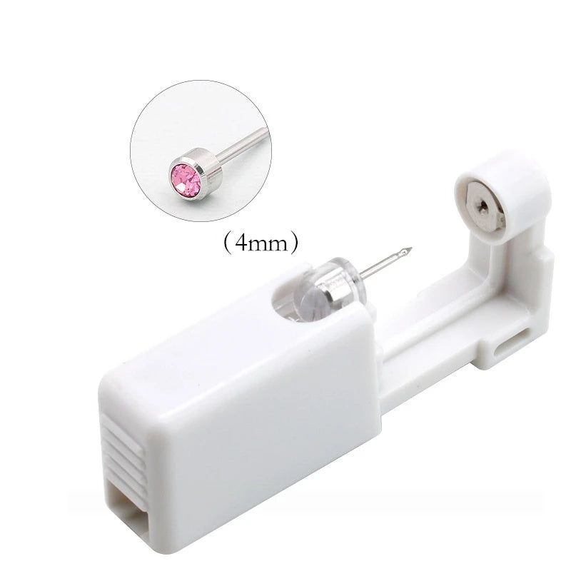 1PC Disposable Sterile Ear Piercing Unit Cartilage Tragus Helix Piercing Gun NO Pain Piercer Tool Machine Kit Stud Body Jewelry Viralgem Store