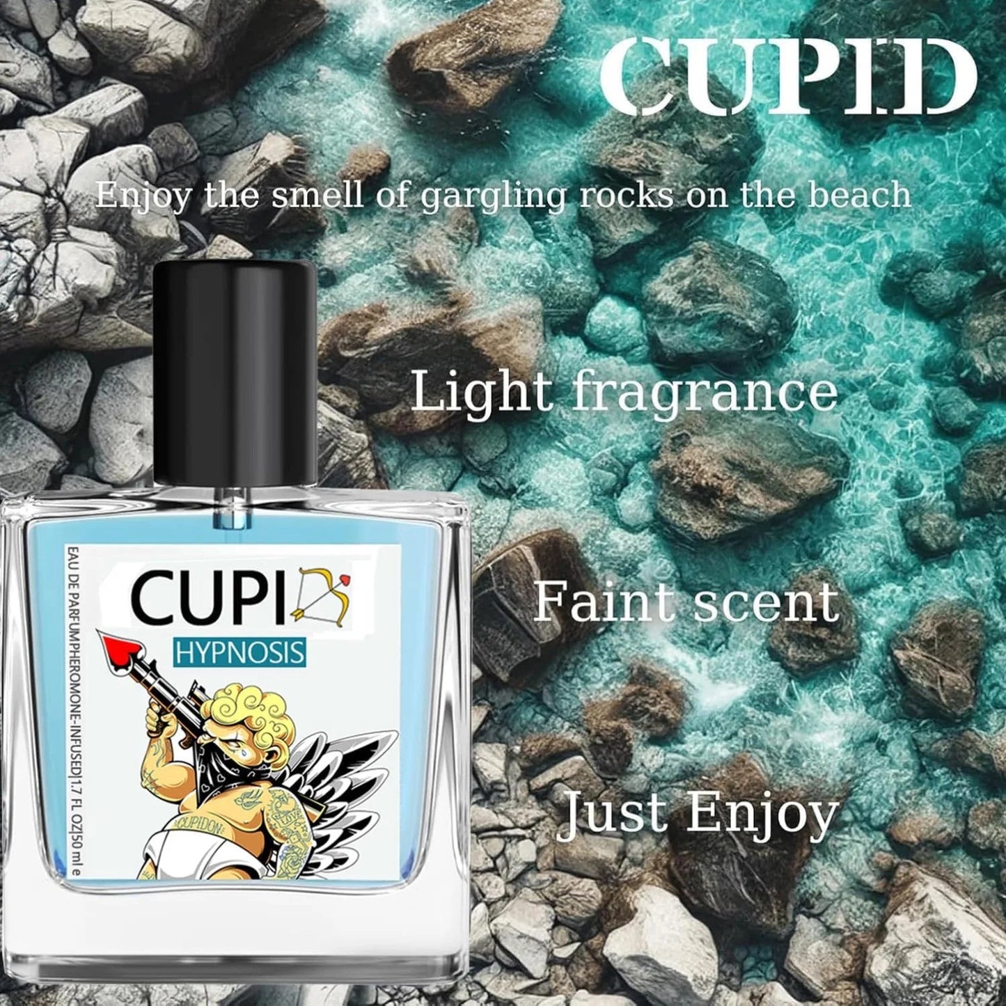 50ML Cupid Hypnosis Perfume Long Lasting Pheromone Fragrance Perfume Cologne for Men and Women Light  Cologne Fragrance Viralgem Store