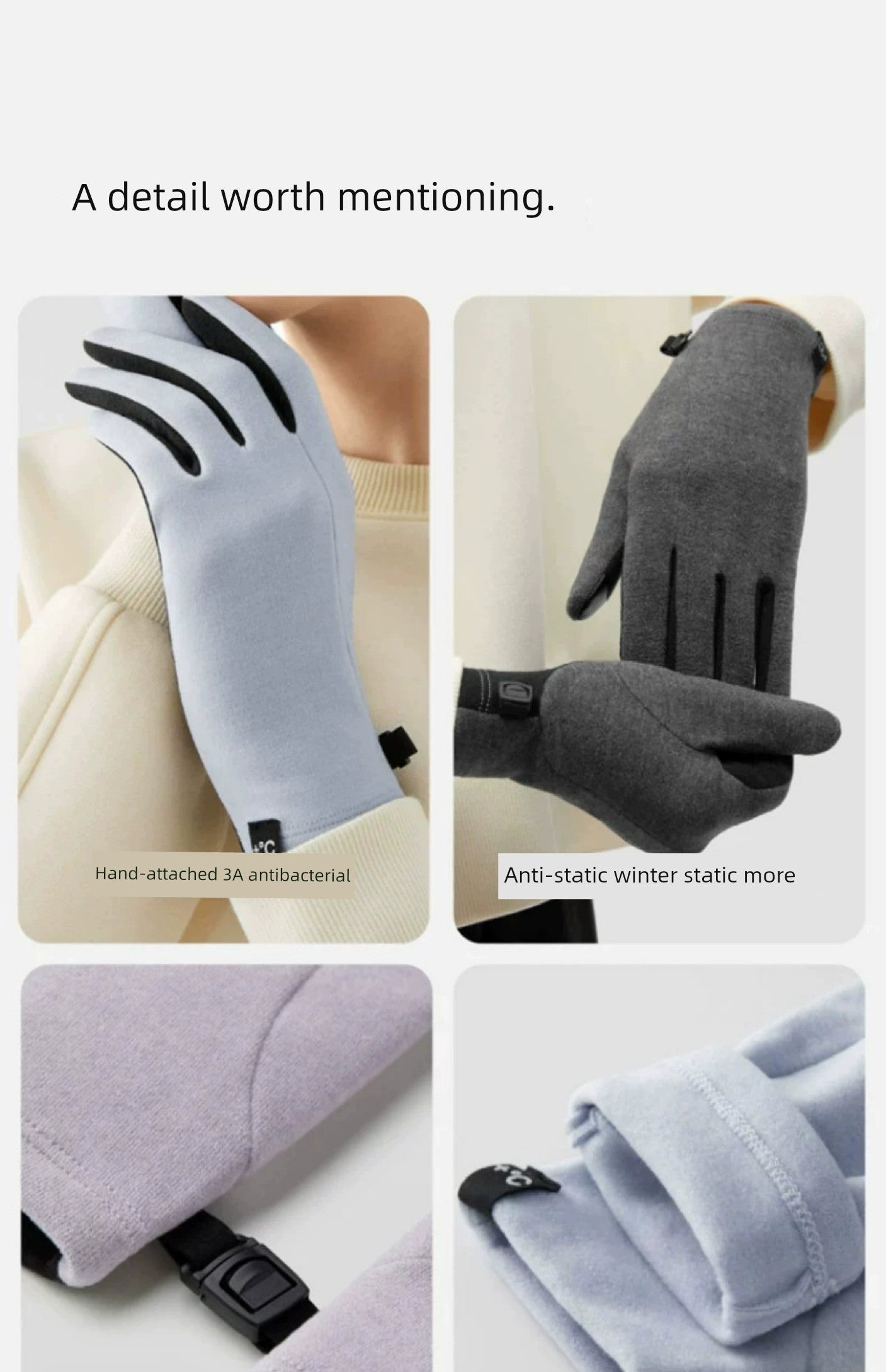 [Same Style as Zhou Dongyu] Banana Inner Hot Leather 301 + Gloves Touch Screen Cycling Skiing Outdoor Keep Warm Men and Women Winter Viralgem Store