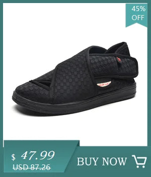 Summer Comfortable Diabetes Shoes Fat Thumb Instep Height Foot Code Middle-Aged Elderly Sandals Puffy Adjustable Slippers