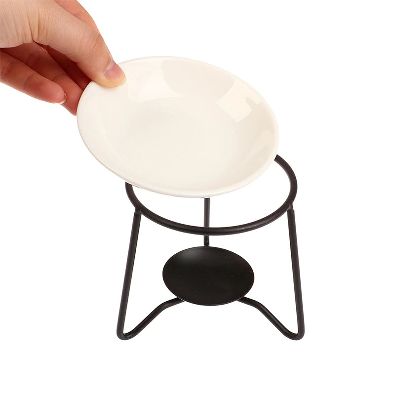 1Pc Aromatherapy Stove Essential Oil Burner Tealight Holder Candle Pie Burner Aroma Diffuser Decor Spa Meditation Home Ornament