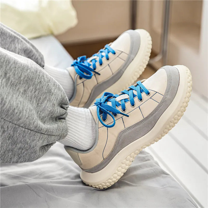 Spring Retro Canvas Shoes Large Toe Cap Men's Shoes Broad Ugly Cute Boots Comfortable Non-slip Wear Resistant Fashion Sneakers