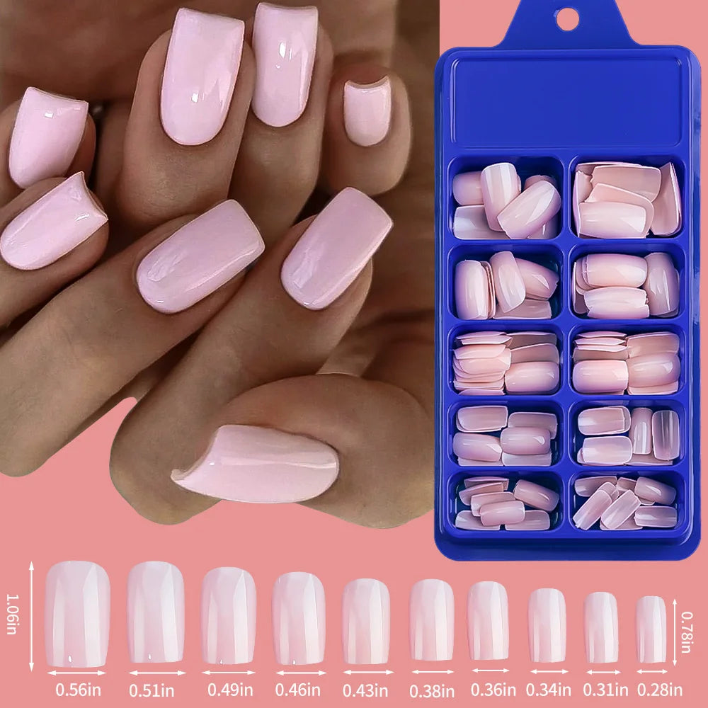 100Pcs Almond Press on Nails Medium Length Fake Nails Black Matte Almond False Nail Tips Artificial Fingernail Extend Fake Nails