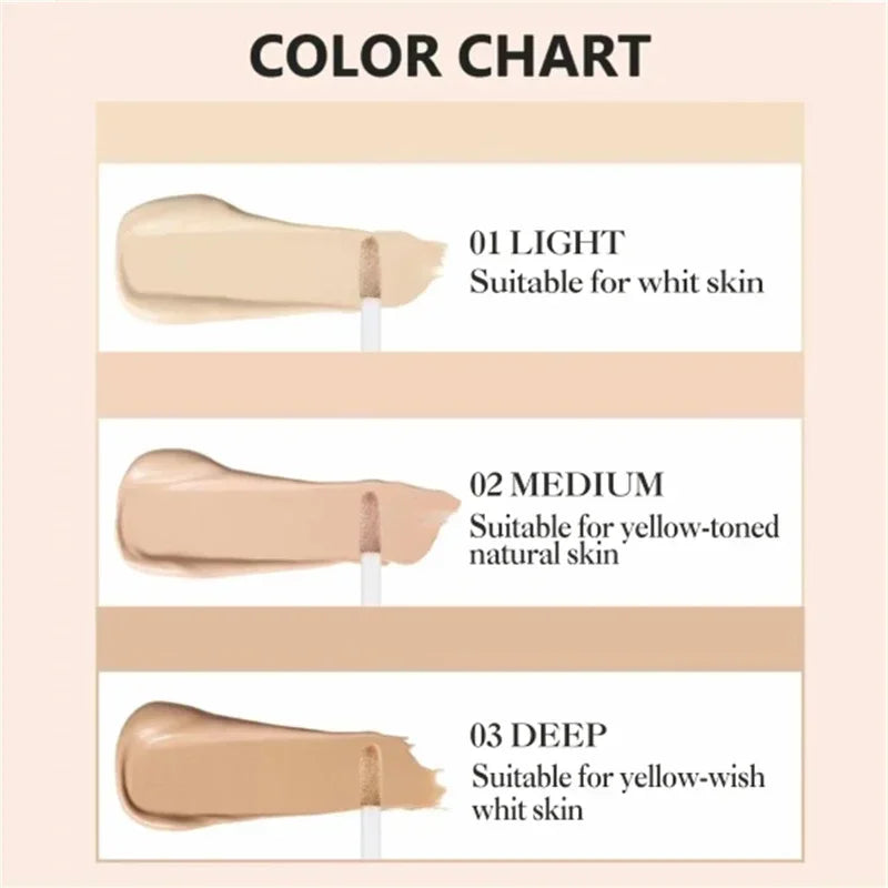12ml Matte Makeup Foundation Cream For Face Professional Concealing Eye Dark Circle Liquid Long-lasting Corrector Cream Cosmetic Viralgem Store