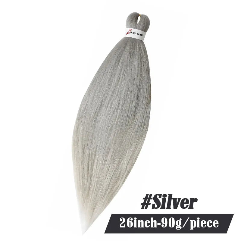 90G Yaki Synthetic Braiding Hair Jumbo Pre Stretched Hair Extensions For Women Kanekalon Curly Crochet Hair Braids Passion Twist