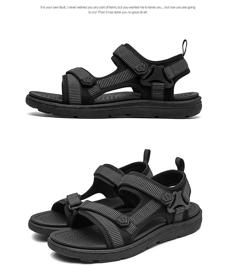 Vanmie Sandal Men 2023 Summer Sandals for Men Leisure Beach Sandals Male Summer Shoes Lightweight Outdoor Casual Shoes