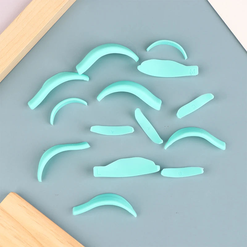 7Pairs Multifunctional Silicone Eyelash Lift Silicone Lash Lift Perm Pads Eyelash Curling Strip Perm Eyelash Molds