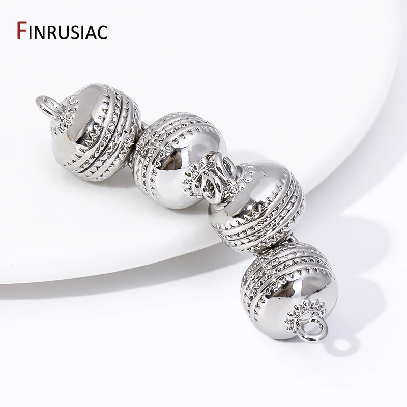 18K Gold Plated Brass Round Strong Magnetic Clasps Connector Buckle Hook Clasps For DIY Bracelets Necklaces Making Accessories Viralgem Store