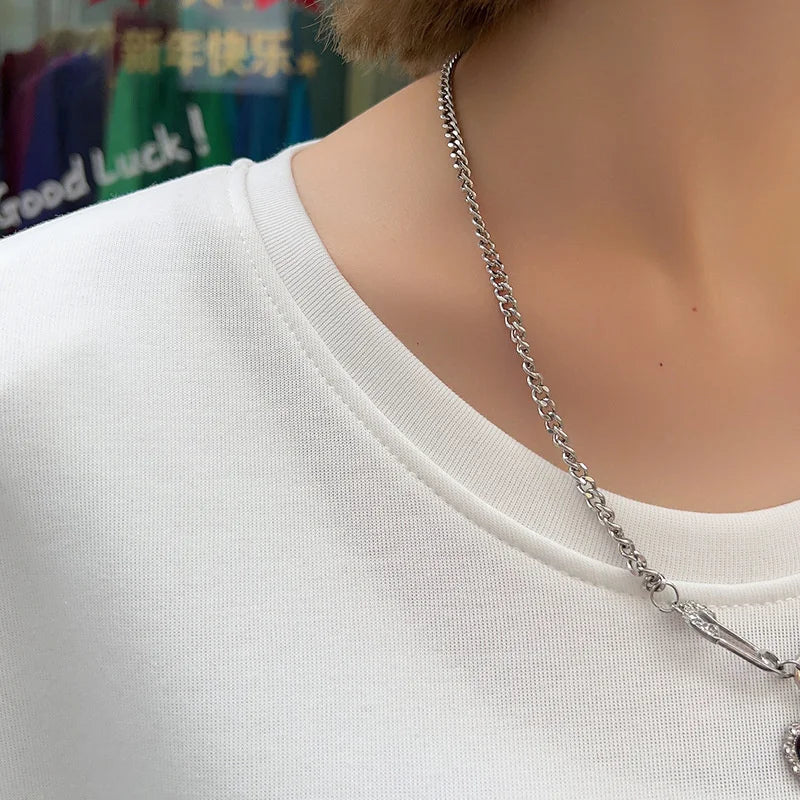 Summer Y2k Clothes New Messenger Bag Printed Pocket Zipper T-shirt Women Europea Style Casual Large Size Couple Casual Tees Tops