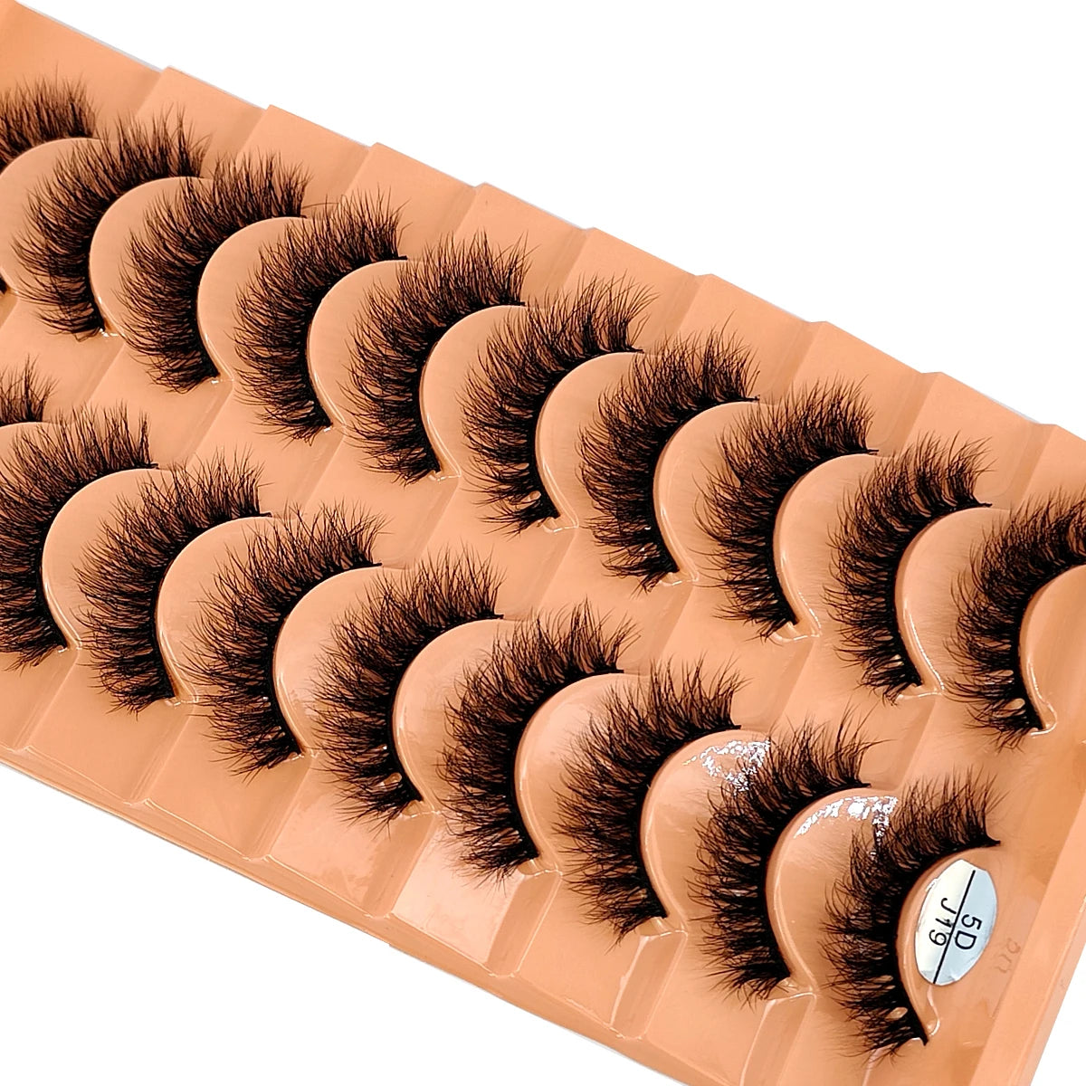 10 Pairs 3D Faux Mink Lashes Fluffy Soft Beauty Wispy Natural Short False Eyelashes Curly lashes Makeup Classic Thick eyelashes