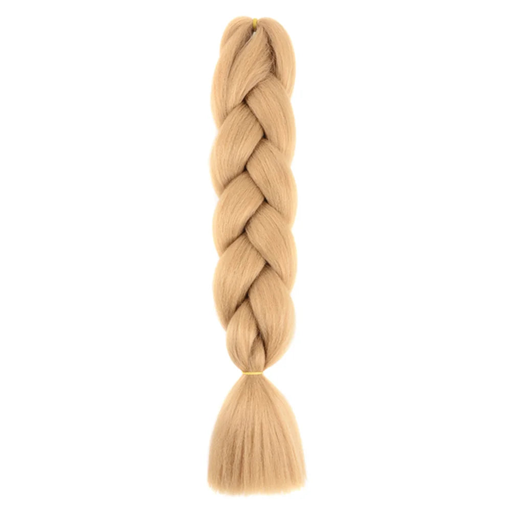 24 Inches DIY Jumbo Braiding Hair Synthetic Hair Extensions Afro Ombre Crochet Braid Hair Wholesale For Women Viralgem Store