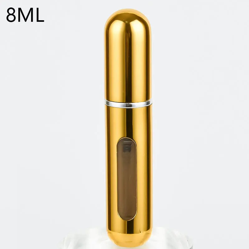 8/5ml Perfume Atomizer Portable Liquid Container For Cosmetics Traveling Mini Aluminum Spray Alcochol Empty Refillable Bottle