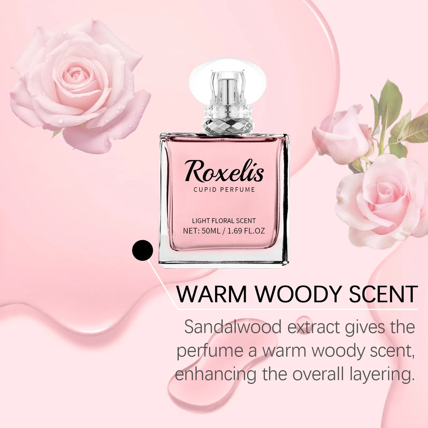 Women Cupid Perfume Floral Scent Pheromone Infused Charm Cologne Loving Atmosphere Refreshing Hypnosis Fragrance For Attract Men