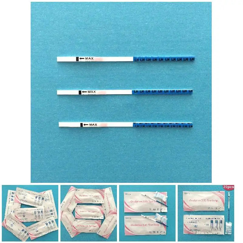 10/20/50pcs Ovulation Test Strips Clean Background & Clear Results LH Strips for Women Home Testing