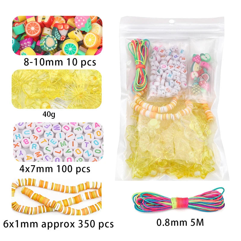 1bag Mixing Style Candy Color Acrylic Beads For DIY Handmade Bracelet Jewelry Making Phone Chain Accessories Viralgem Store