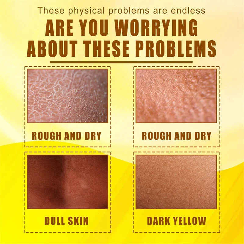 Yellow Peeling Oil Body Cleansing Exfoliation For Tender Glowing Skin Finger Joint Whitening Moisturizing Care Beauty Products