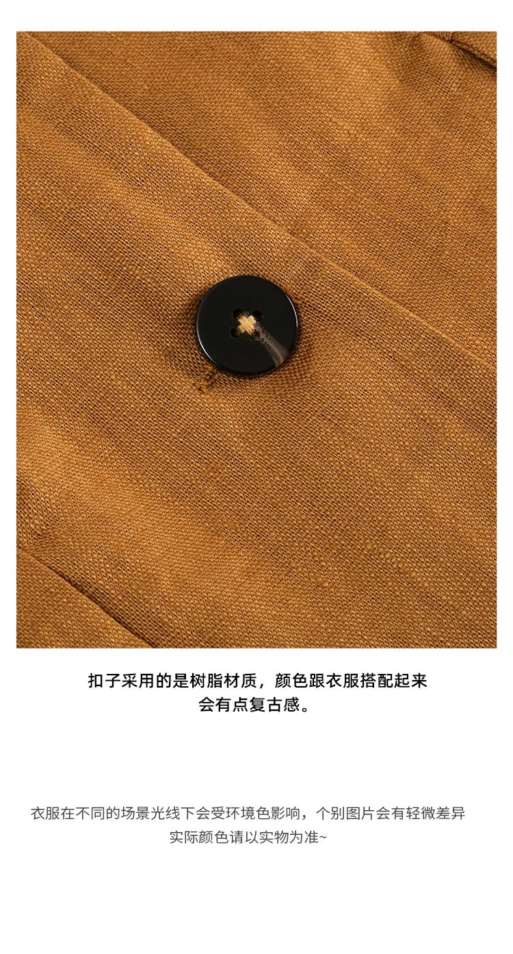 100% Linen Women Blazer Casual Notched Collar Long Sleeve Singgle Breasted Office Lady Outerwear Stylish Tops Retro Coat Viralgem Store