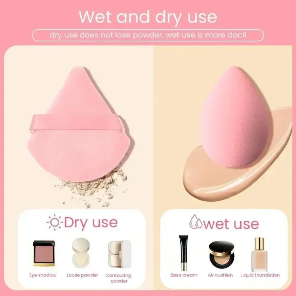 12/14Pcs Makeup Sponge Blender Beauty Egg with Storage Bottle Cosmetic Puff Foundation Sponges Powder Puffs Make Up Accessories Viralgem Store