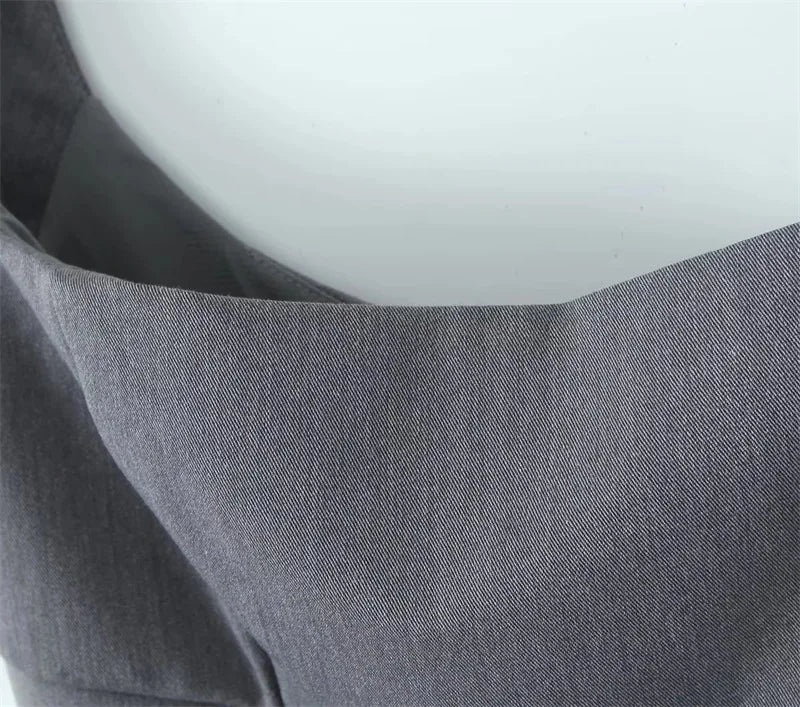 Women Square Neck Rowena Grey Lace Back Corset